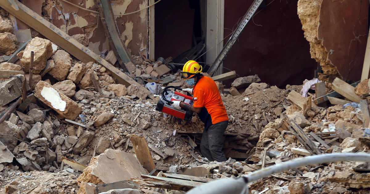 Pulsing signal detected in Beirut rubble month after explosions