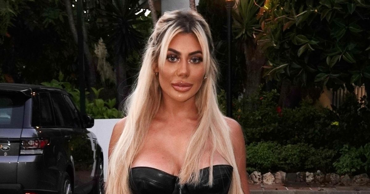 Chloe Ferry showcases plumped pout and shrinking frame in skimpy holiday outfit