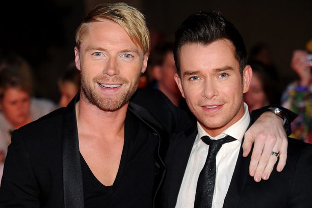 Ronan Keating and Stephen Gately