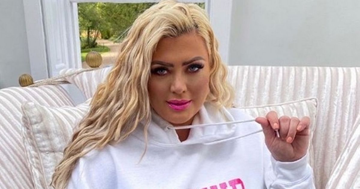 Gemma Collins looks flawless as she models sassy range of slogan hoodies