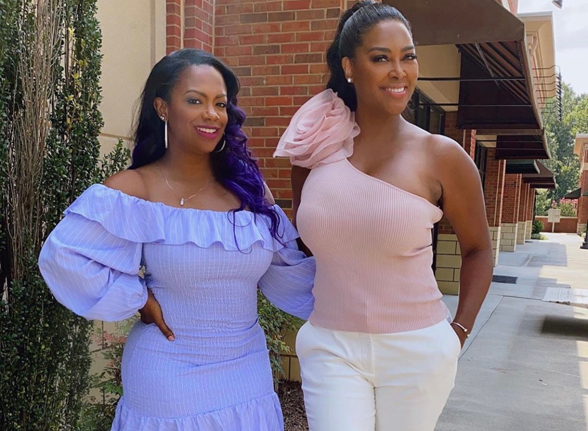 Kandi Burruss And Kenya Moore Have Fierce Bathing Suit Competition In These Photos —  ‘Real Housewives Of Atlanta’ Fans Have A Hard Time Picking The Winner