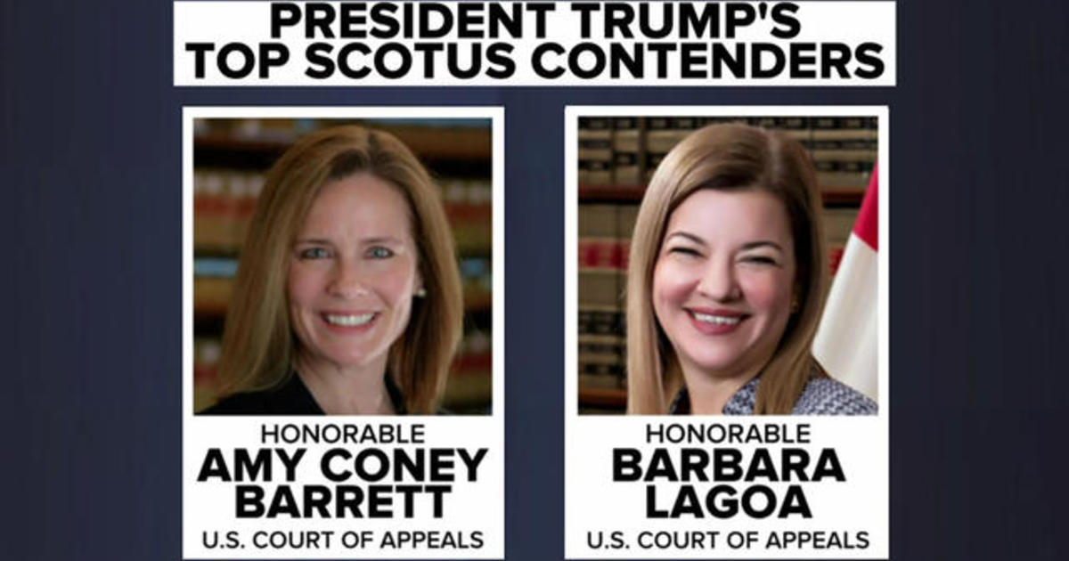 2 women emerge as top contenders to succeed Justice Ginsburg