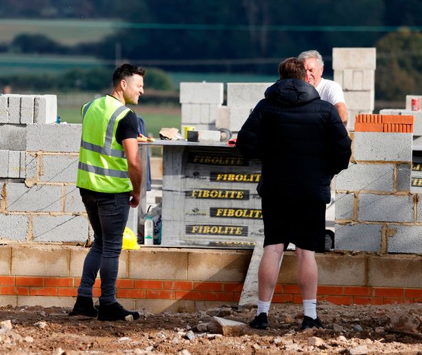 Mark Wright visits site where he’s building £1.3m home with Michelle Keegan