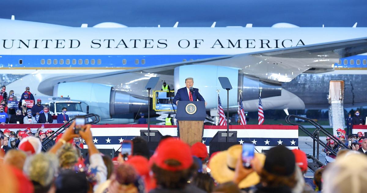 Trump tells rally: “This is not a crowd of a person who comes in second place”