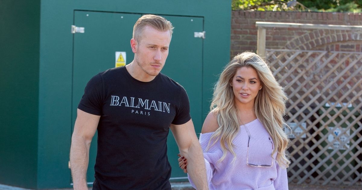 Bianca Gascoigne seen with beau Kris Boyson after dad Gazza’s £140k home raid