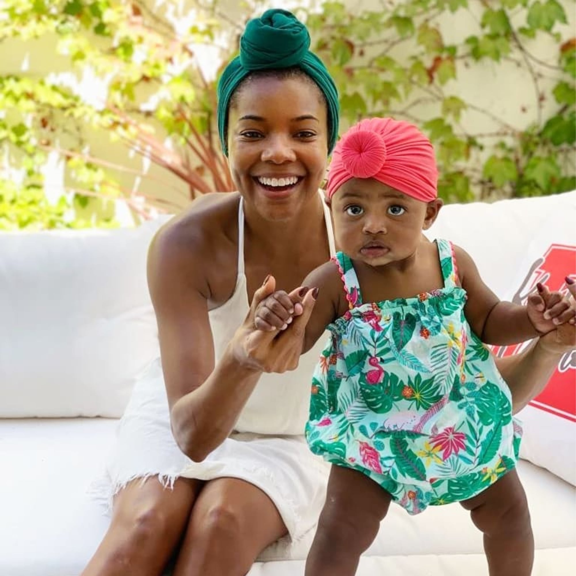 Gabrielle Union’s Video With Baby Kaavia At The Pool Will Make Your Day