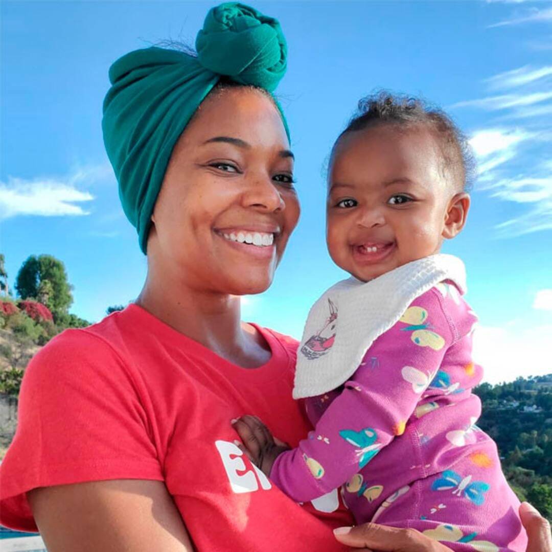 Gabrielle Union Is Twining And Giggling With Kaavia James