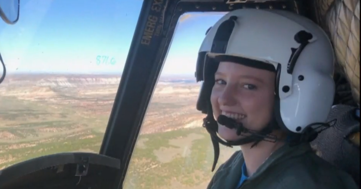 19-year-old helicopter pilot helps fight California wildfires