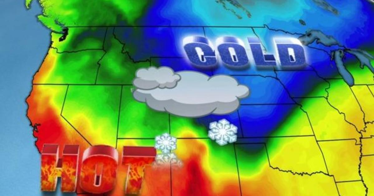 A heat wave and snowstorm will hit the western part of the country next week