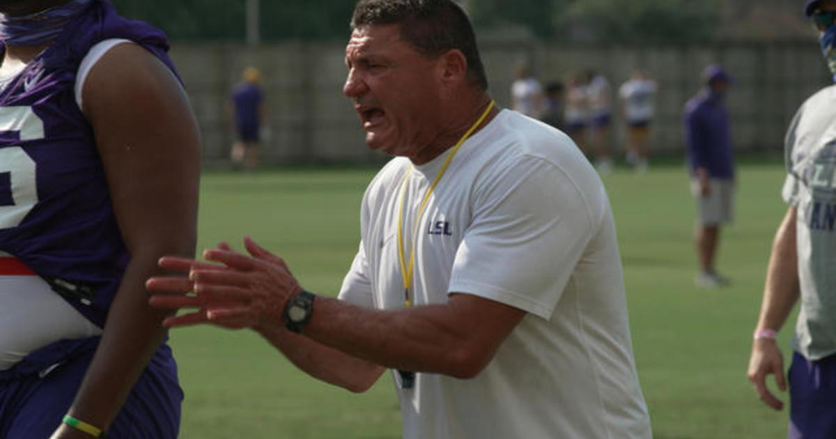 LSU football coach Ed Orgeron makes his pitch to 60 Minutes