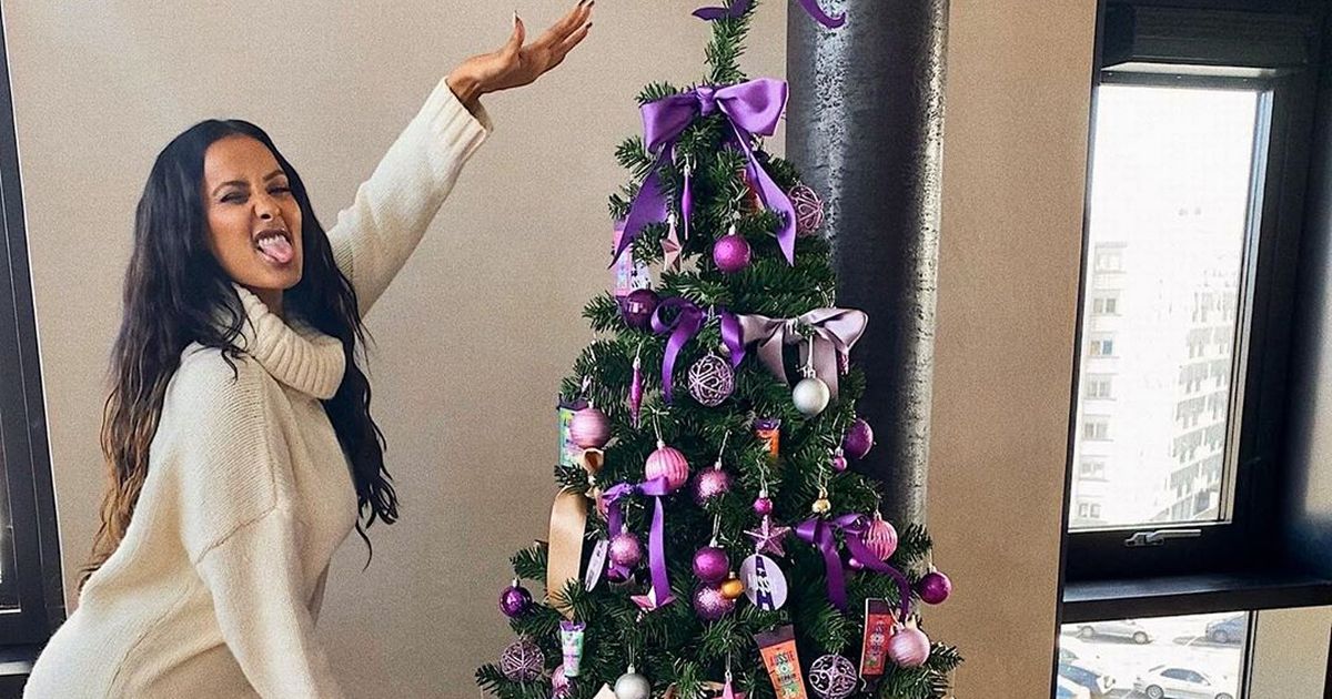 Maya Jama puts up Christmas tree in September as she is ‘so done with 2020’