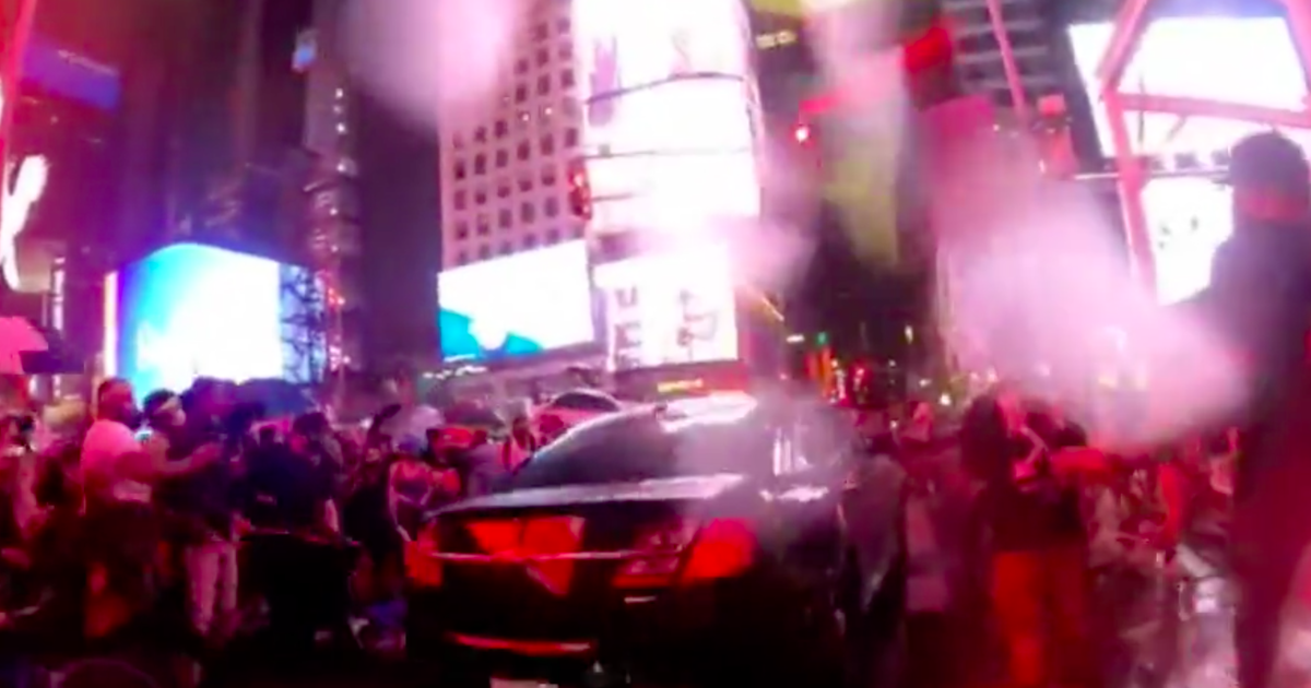 Car drives through crowd of Black Lives Matter protesters in NYC