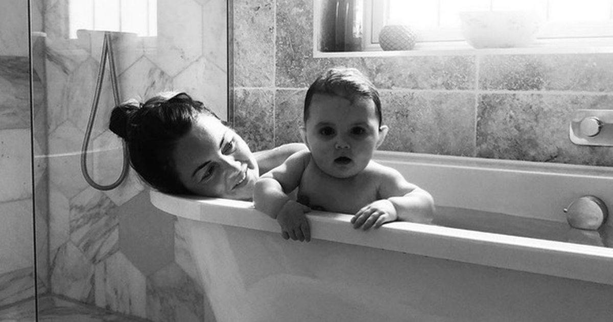 Lacey Turner’s sweet bath snap with baby Dusty after announcing second pregnancy