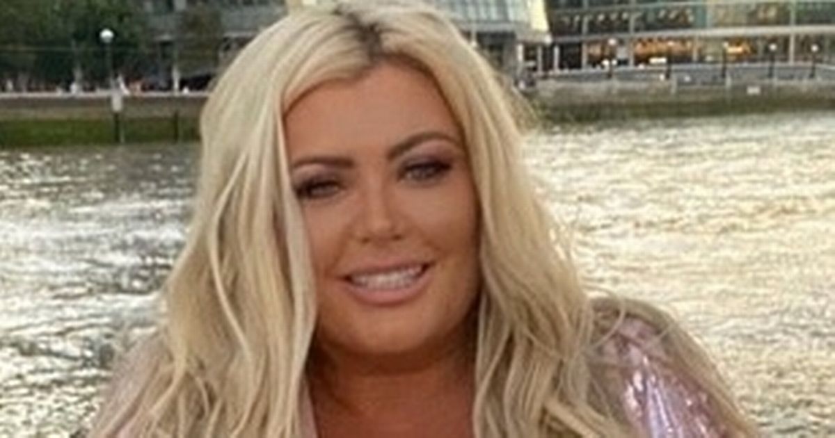 Gemma Collins shows off weight loss in slinky dress while sipping champagne