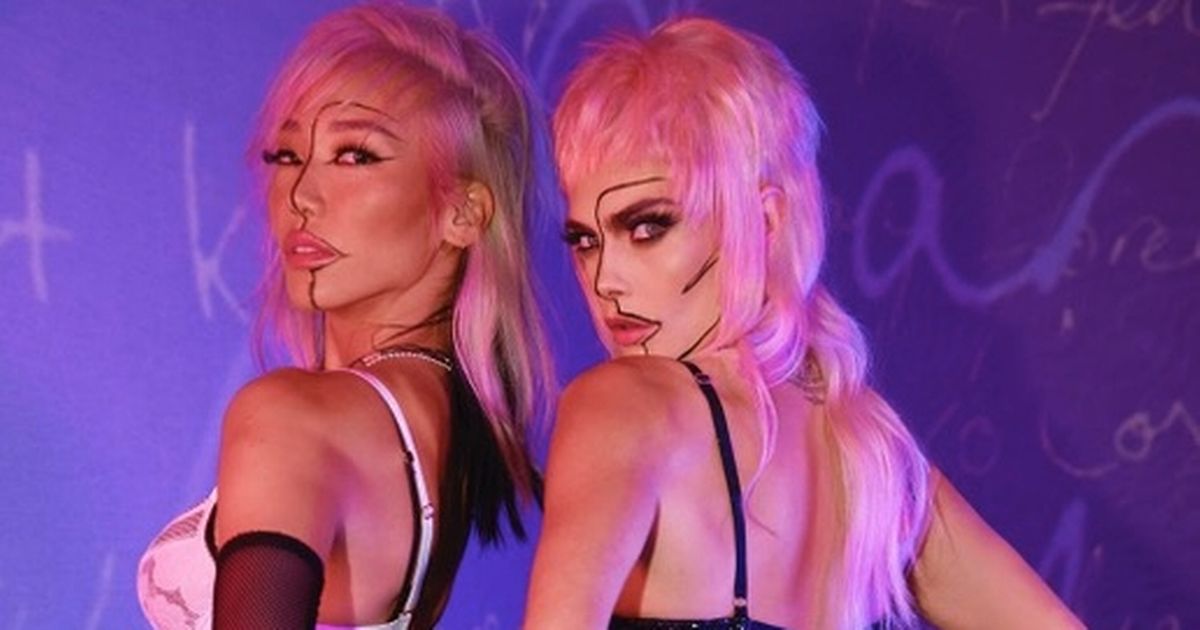 Cara Delevingne and Soo Joo Park stun in fishnets at Rihanna’s lingerie launch