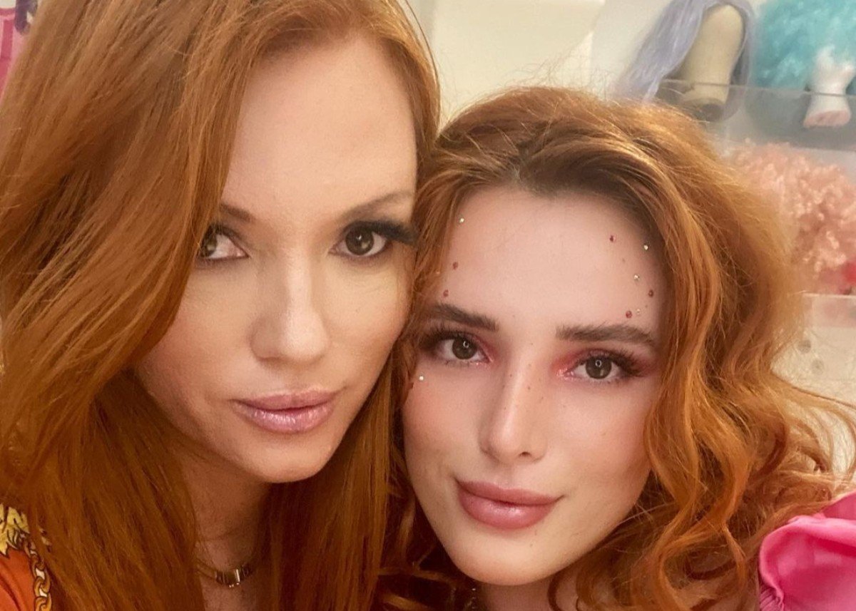 Bella Thorne Twins With Her Mother As She Celebrates Her 23rd Birthday