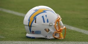 Los Angeles Chargers helmet