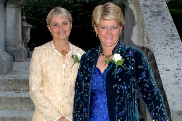 Clare Balding and Alice Arnold's wedding reception