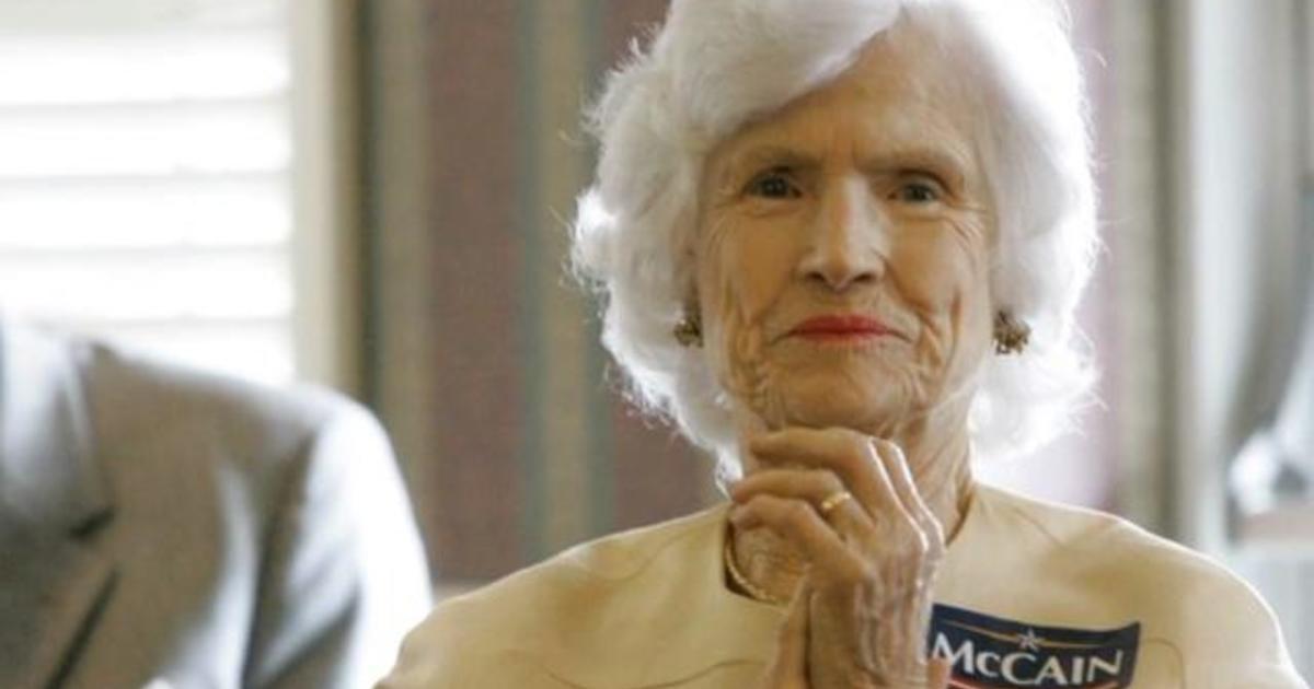 Roberta McCain, mother of late Senator John McCain, dies at 108