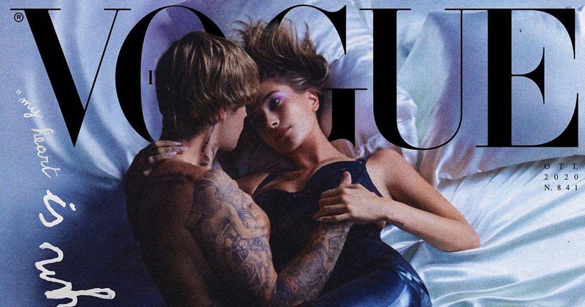 Hailey and Justin Bieber writhe under the sheets in steamy photoshoot for Vogue