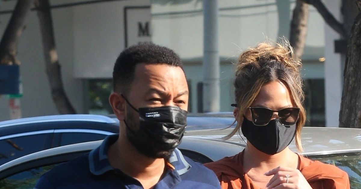 Brave Chrissy Teigen seen out for the first time with John Legend after tragedy