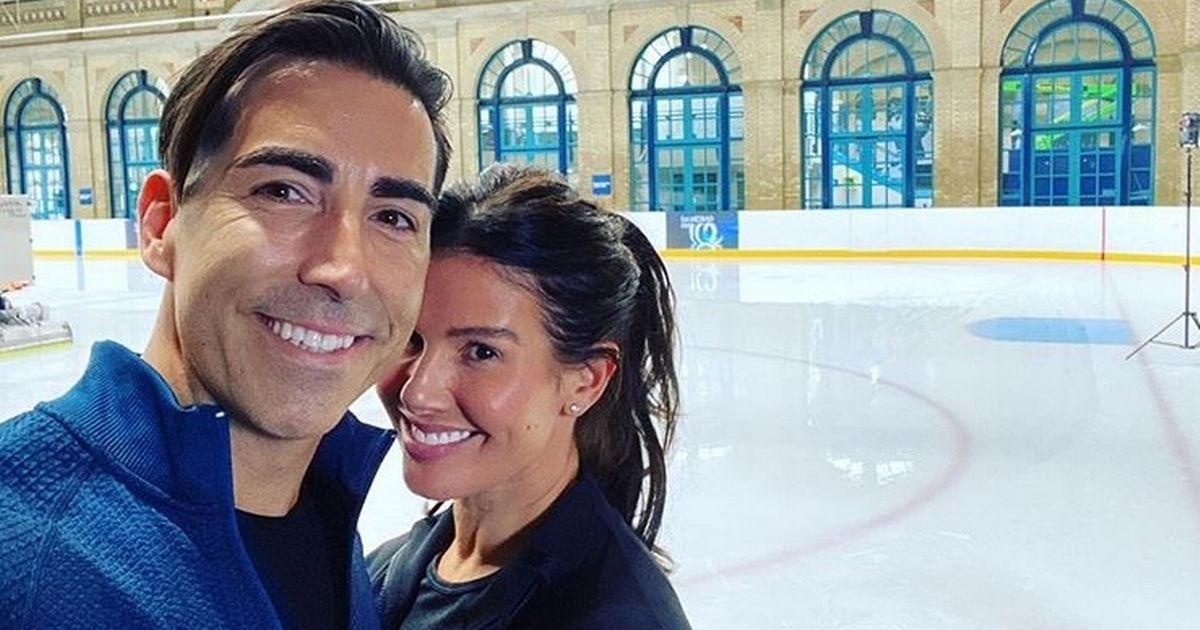 Rebekah Vardy unveils DOI skating partner Andy Buchanan as she starts training