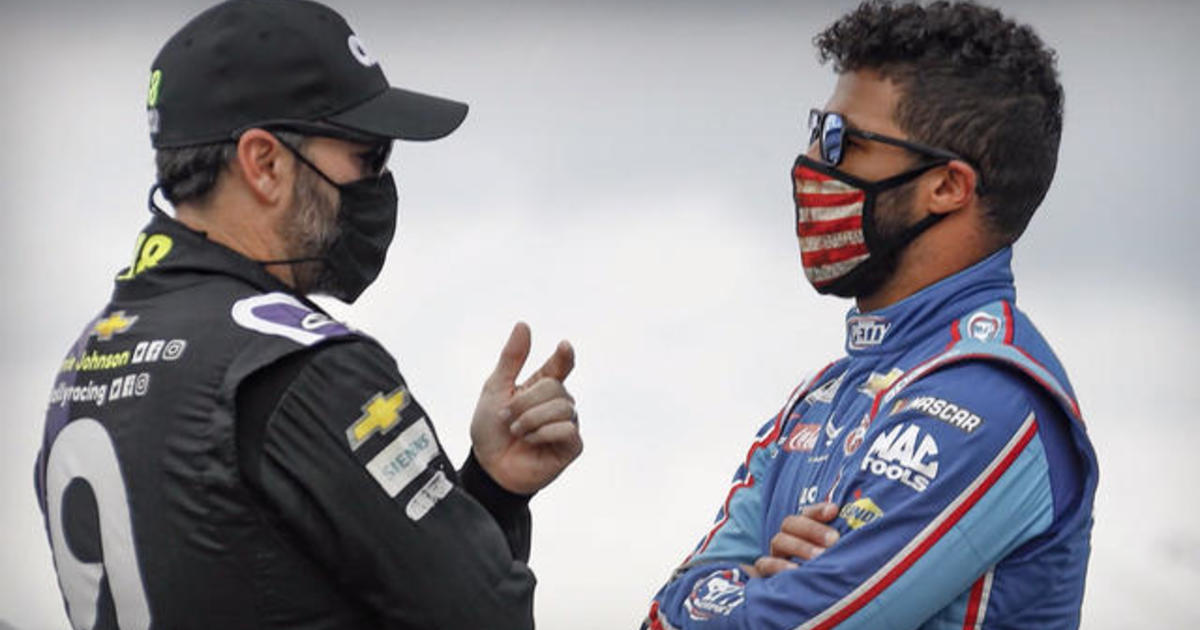 NASCAR’s Jimmie Johnson on diversity in racing, friendship with Bubba Wallace