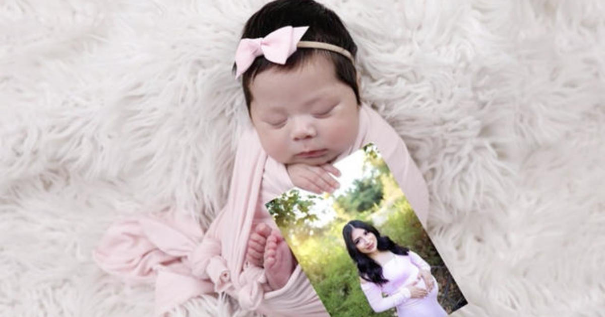 Newborn’s photoshoot honors mother killed in crash at 35 weeks pregnant