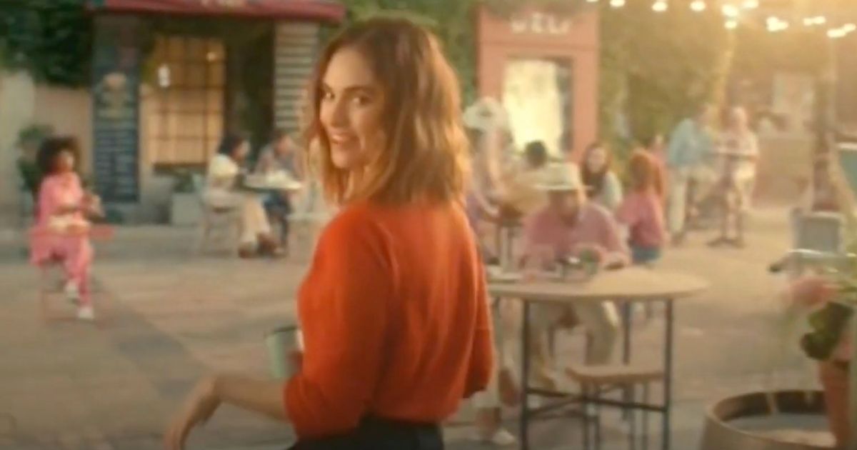 Lily James’ TV advert leaves views cringing as she gushes about joys of sharing