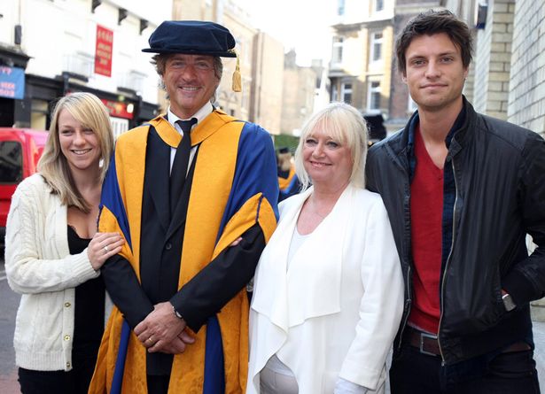 Richard Madeley with daughter Chloe, Judy and son Jack