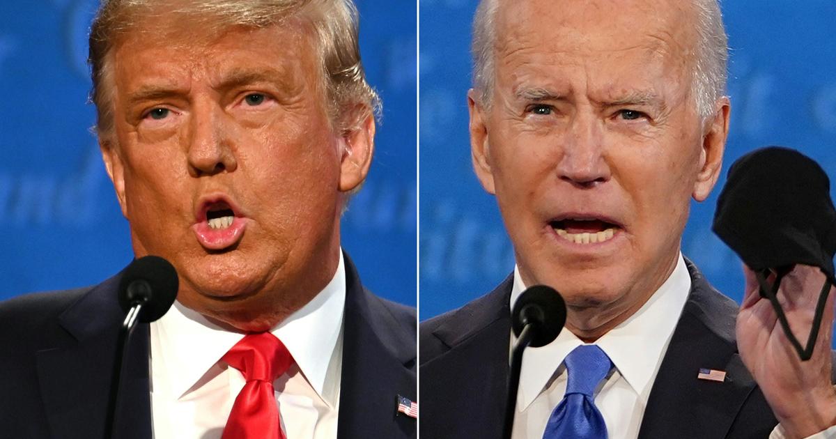 Trump and Biden make final pitch to voters at last debate