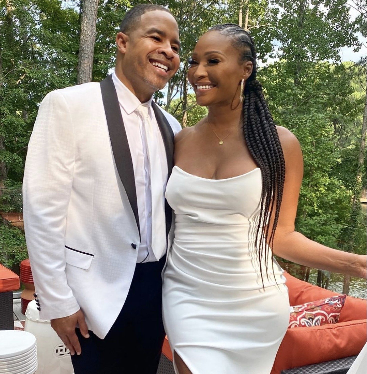 Cynthia Bailey And Mike Hill’s Wedding Video In Which He’s Crawling On The Dancefloor Has Fans Laughing Their Hearts Out