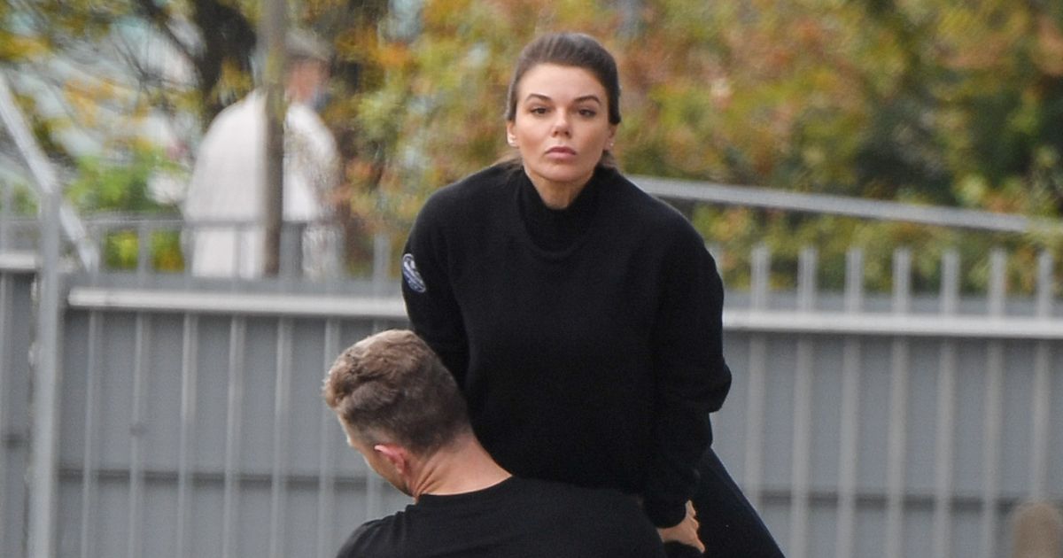 Faye Brookes’ Dancing On Ice partner Hamish Gaman sweeps her off her feet