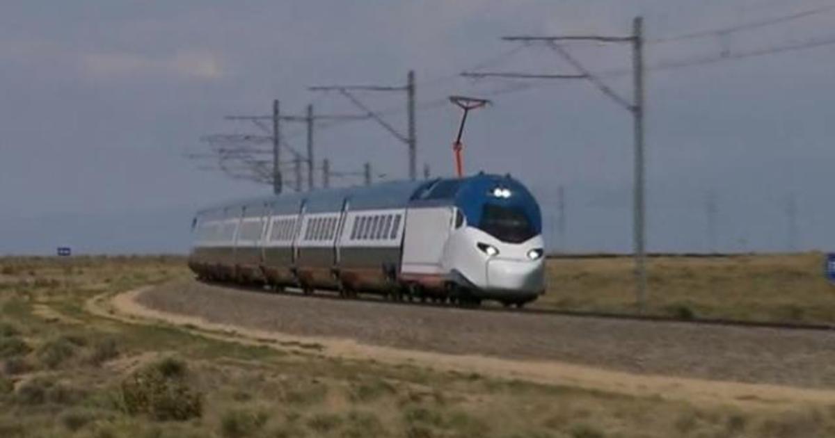 Amtrak tests new faster trains