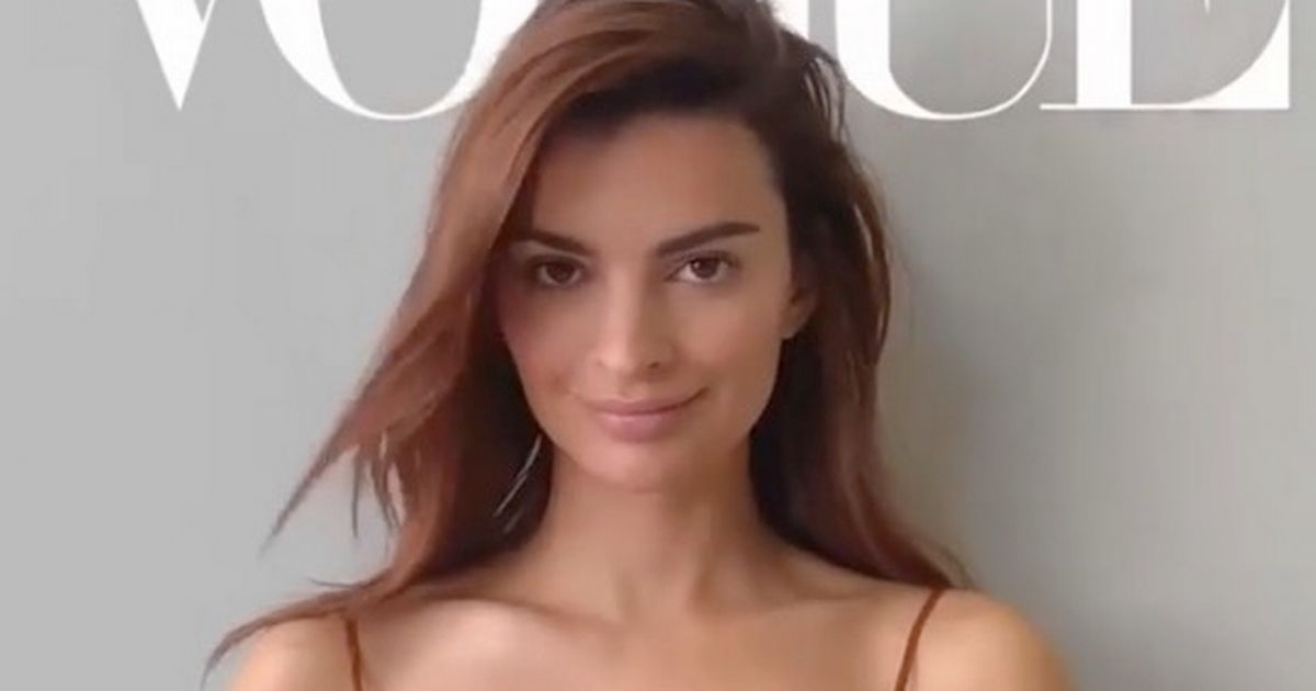 Emily Ratajkowski pregnant with first child as she unveils bump on Vogue cover