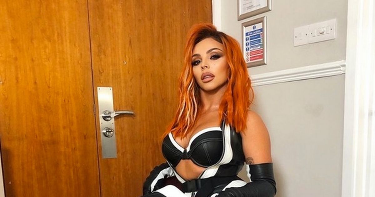 Jesy Nelson oozes sex appeal in bra for racy Little Mix performance without Jade