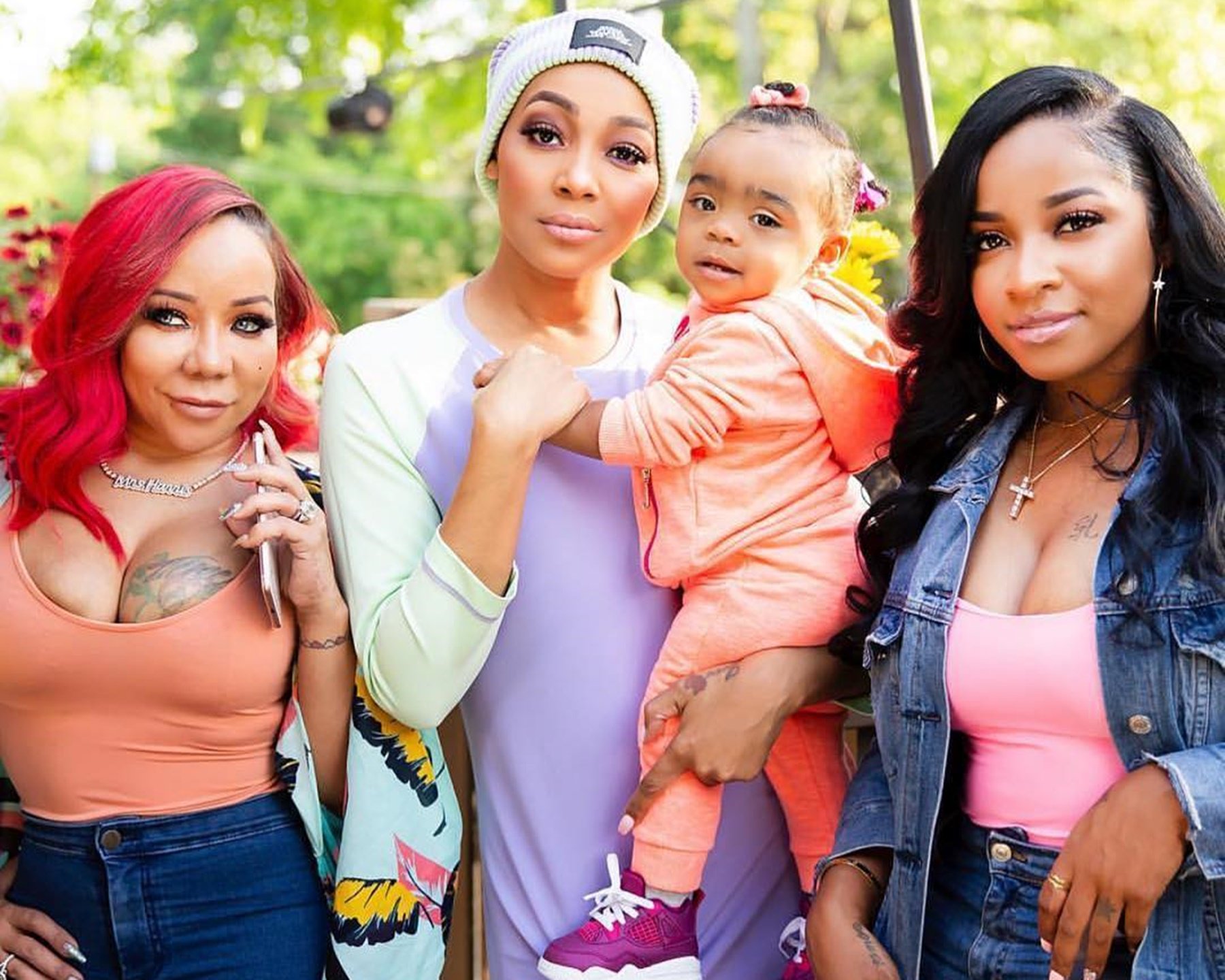 Toya Johnson And Her Baby Girl, Reign Rushing Are Twinning In These Cute Outfits – See The Photos