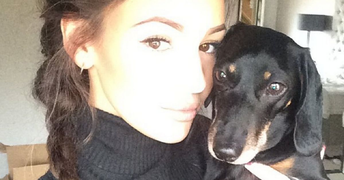 Michelle Keegan’s dog demands her dinner after life-saving dash to the vet