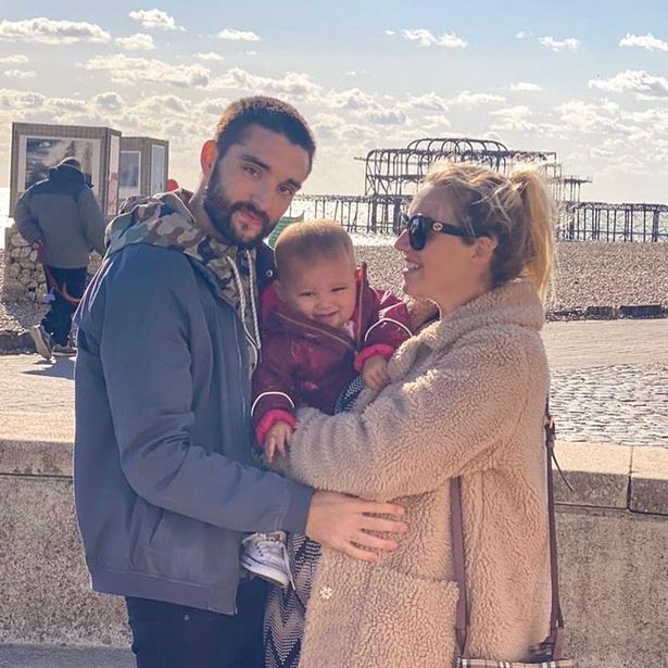 Tom, Kelsey and their daughter Aurelia have welcomed a new addition to their family