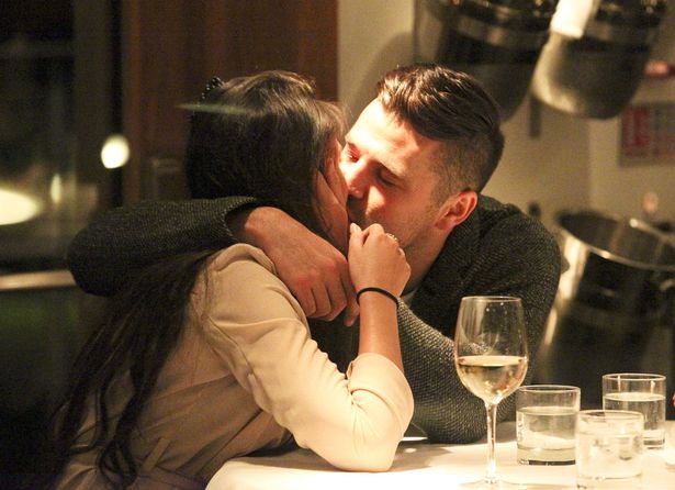 Mark Wright and Michelle Keegan at Alecs restaurant in Essex