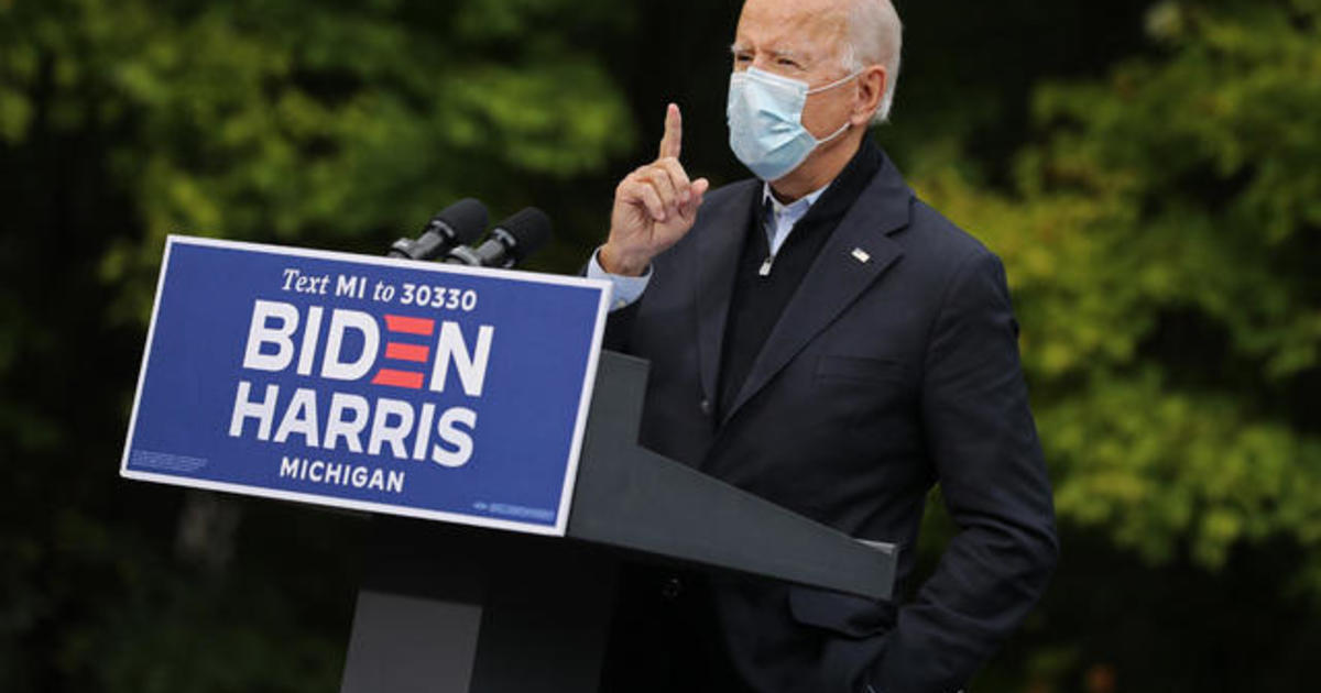 Biden: Trump’s diagnosis is “bracing reminder” to take the coronavirus seriously