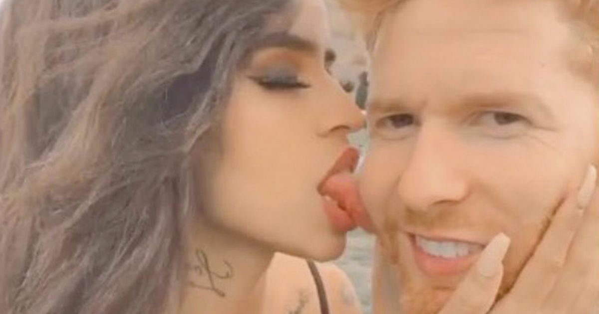 Neil Jones snogs girlfriend after she ‘cheated on him in bedroom romp’