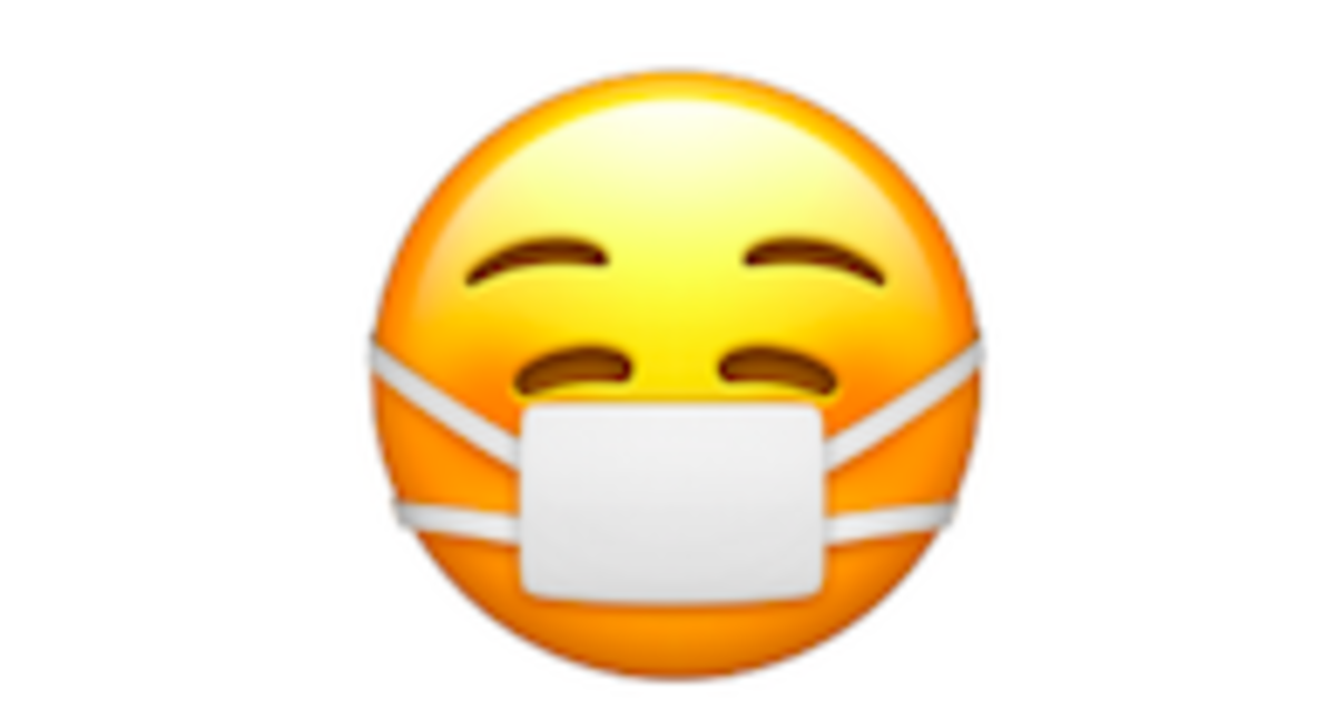 Apple’s new masked emoji smiling behind face covering