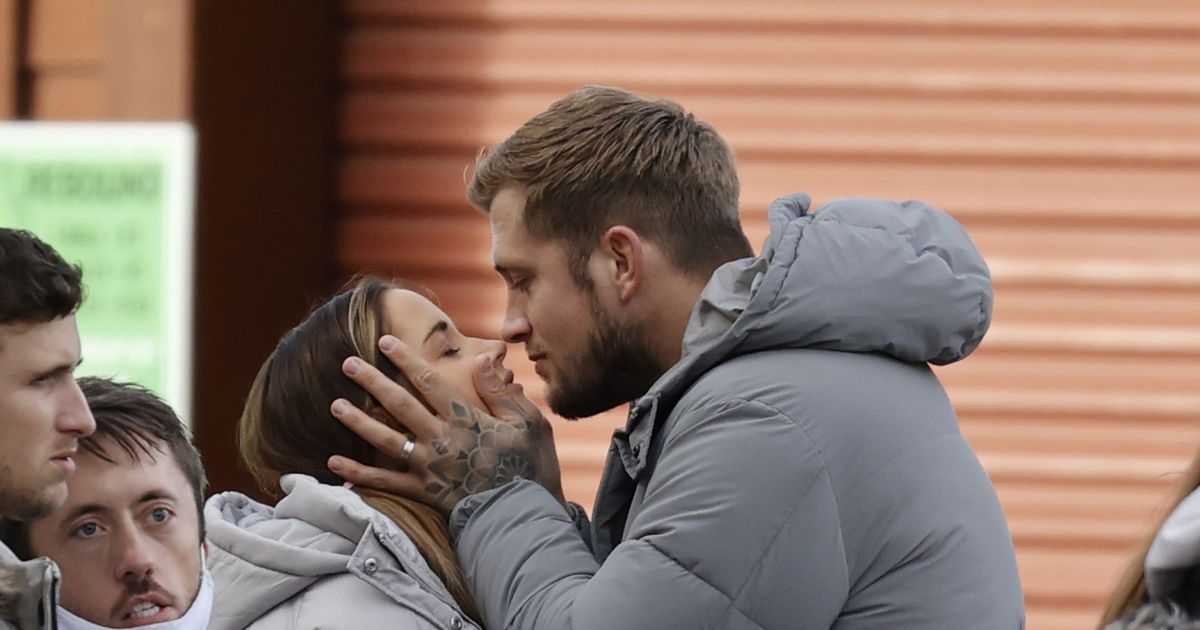 Jacqueline Jossa and Dan Osborne pack on PDA-fest on rare day without kids