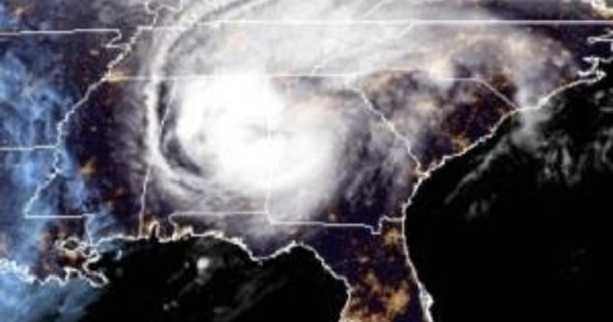 Storm Zeta racing along after slamming into Louisiana