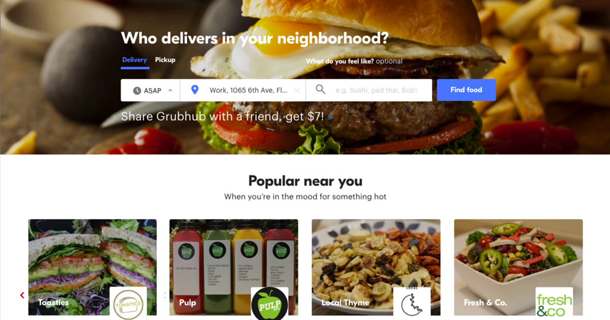 Restaurants say Grubhub listed them without permission