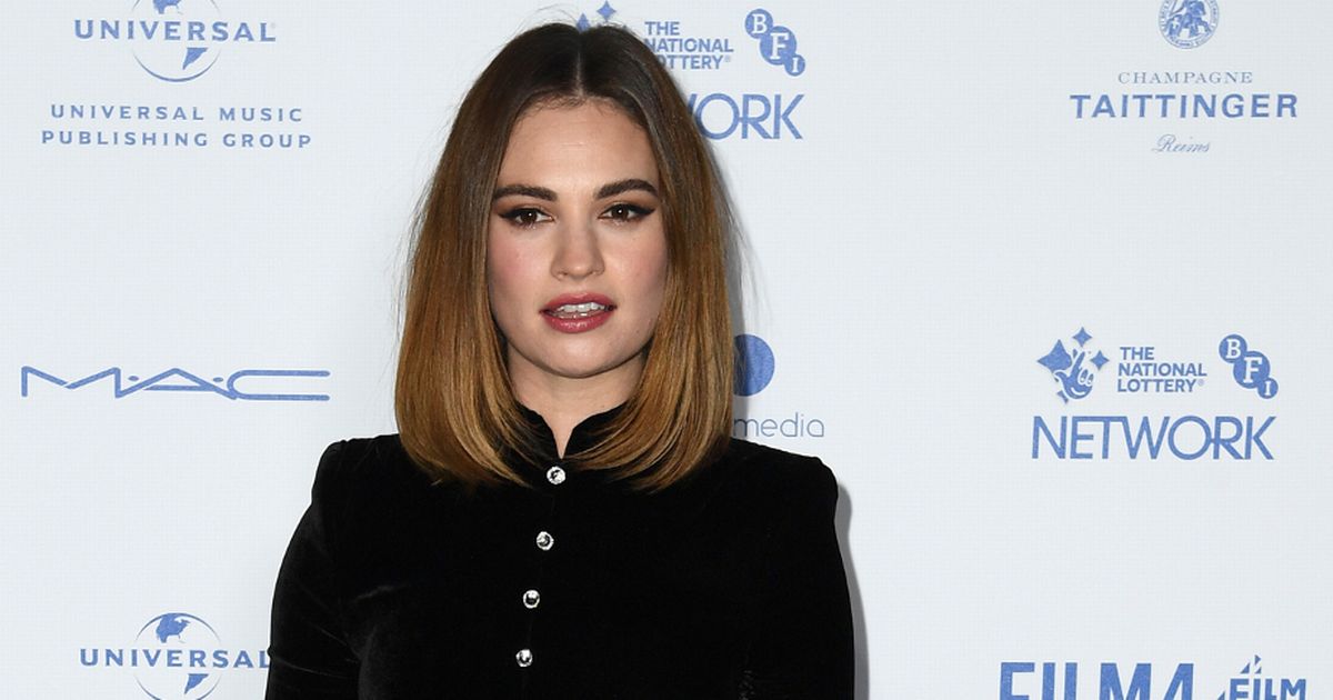 Lily James ‘swerves another interview’ after those Dominic West pictures