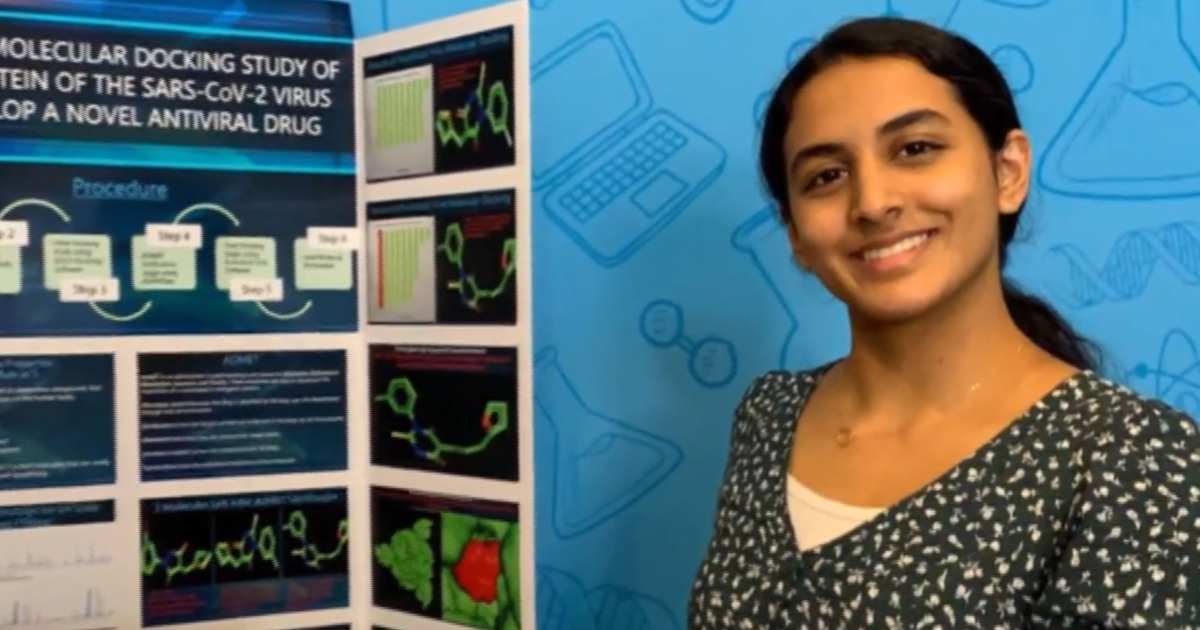 Teen wins $25K prize for research on potential COVID-19 cure