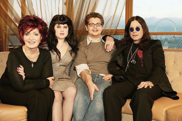 Sharon, Kelly, Jack and Ozzy promote The Osbournes in 2004