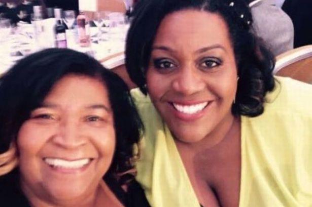 Alison Hammond with her late mum Maria